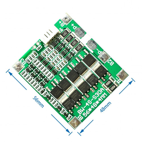 BMS proteccion Li-ion 4S 14.8V-30A