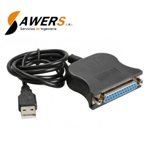 Cable USB puerto Paralelo DB25 LPT