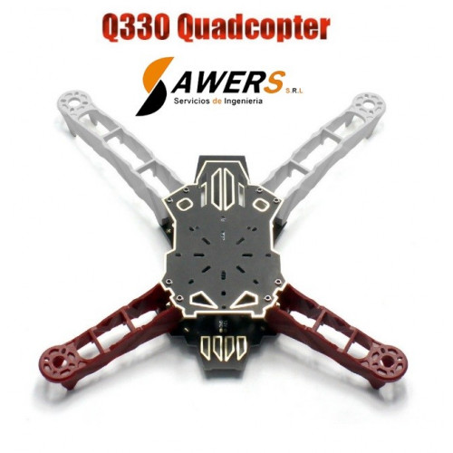 Kit Frame Drone Quadcopter Q330 (fibra de vidrio)