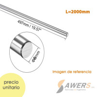 6mm guia eje lineal cromada L=2000mm 6mm guia eje lineal cromada L=2000mm