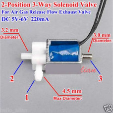 Valvula Solenoide Electrica (Micro) 6V 40Kpa