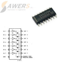ULN2003A Array Transitor Darlington 7Bit (SMD/DIP) ULN2003A Array Transitor Darlington 7Bit (SMD/DIP)