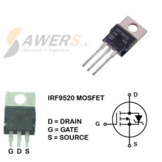 IRF9520 Mosfet P 100V 6.8A