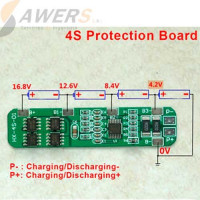 BMS Proteccion Li-ion 4S 14.8V-6A BMS Proteccion Li-ion 4S 14.8V-6A
