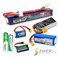 2 Pilas 18650 Sin Punta Recargables Baterias 3,7v 2500mah