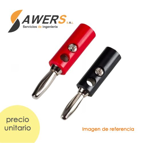 Conector Banana Macho 4mm