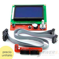 Pantalla de control LCD 128x64 impresora 3D RAMPS Pantalla de control LCD 128x64 impresora 3D RAMPS