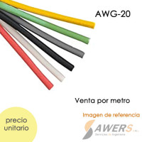 Cable flexible Multifilar AWG20 (1mt) Cable flexible Multifilar AWG20 (1mt)