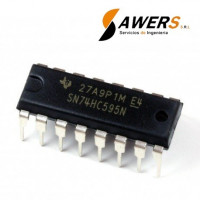 74HC595 Shift Register Serial-Paralelo 8bit 74HC595 Shift Register Serial-Paralelo 8bit