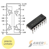 L293D Puente H 0.6A 12V 4CH L293D Puente H 0.6A 12V 4CH