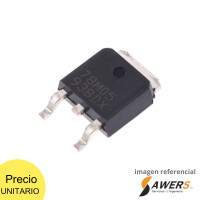 LM7805 Regulador de voltaje 5V-1A (DIP/SMD) LM7805 Regulador de voltaje 5V-1A (DIP/SMD)