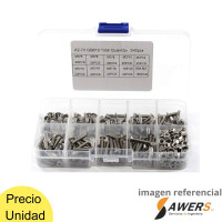 Kit 340 pernos y tuercas acero inoxidable M304 Kit 340 pernos y tuercas acero inoxidable M304