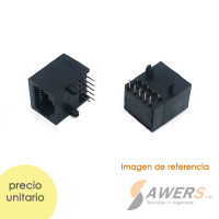 RJ45 Conector de Red PCB 8P Hembra RJ45 Conector de Red PCB 8P Hembra
