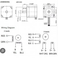 NEMA34 Stepper Motor 6A 8.70N.m (eje simple) NEMA34 Stepper Motor 6A 8.70N.m (eje simple)