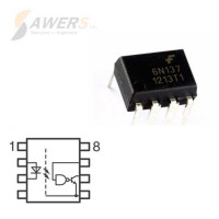 6N137 Optoacoplador DIP-8 6N137 Optoacoplador DIP-8