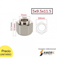 Espaciador Excentrico M5 9.5mm Espaciador Excentrico M5 9.5mm
