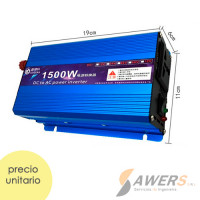Inversor de Voltaje de 12Vdc a 220Vac 1500w Inversor de Voltaje de 12Vdc a 220Vac 1500w