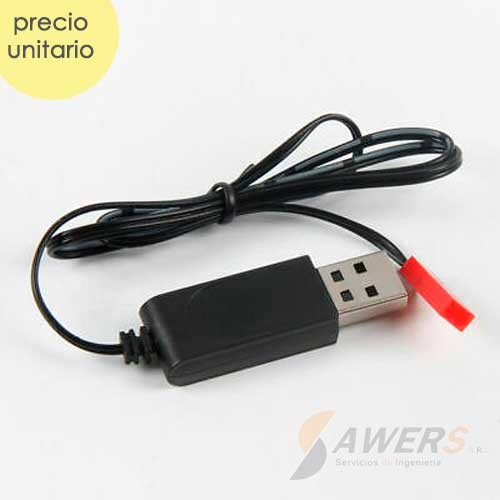 Cargador USB LiPo 1S 3,7 V 500mA