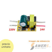 Led Driver 220VAC a 24VDC 3W Led Driver 220VAC a 24VDC 3W