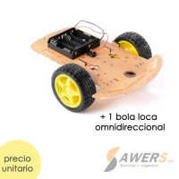 Kit Chasis 2WD Robot Kit Chasis 2WD Robot