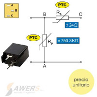 PTC MZ73-27ohm desmagnetizacion CTV PTC MZ73-27ohm desmagnetizacion CTV