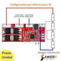 BMS Proteccion Li-ion 3S-4S 16.8V-30A BMS Proteccion Li-ion 3S-4S 16.8V-30A