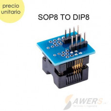 Zocalo SOP8 Socket a DIP-8