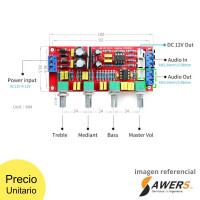 NE5532 OP-AMP HIFI preamplificador 12VAC NE5532 OP-AMP HIFI preamplificador 12VAC