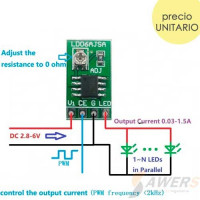Led driver PWM 9W 6V-1.5A Led driver PWM 9W 6V-1.5A