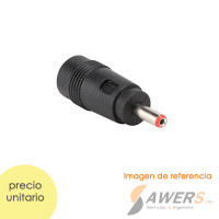 Adaptador jack 5.5x2.1mm Macho a 3.5x1.35 mm hembra Adaptador jack 5.5x2.1mm Macho a 3.5x1.35 mm hembra