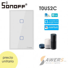 Sonoff Touch T0US2C (Interruptor de Luz Tactil WiFi)