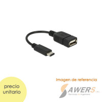 Adaptador USB Tipo A Hembra A microUSB-C Macho Adaptador USB Tipo A Hembra A microUSB-C Macho