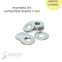 Arandela de presicion 10x5.2x1mm - 8x5.2x1mm (5 unidades) Arandela de presicion 10x5.2x1mm - 8x5.2x1mm (5 unidades)