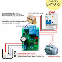 Modulo de control de nivel de agua 12VAC Modulo de control de nivel de agua 12VAC