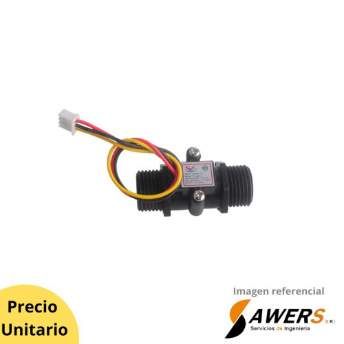 Sensor de flujo 1.75Mpa ID=1/2inch YF-S201C