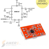 SSM2167 Preamplifcador de microfono AGC-ALC SSM2167 Preamplifcador de microfono AGC-ALC