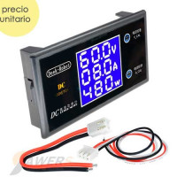 Wattimetro DC para tablero 100V-10A Wattimetro DC para tablero 100V-10A