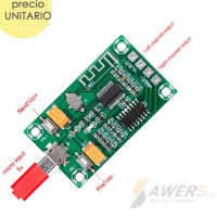 PAM8403 Mini Amplificador 2CH 3W + Bluetooth 4.0 V1 PAM8403 Mini Amplificador 2CH 3W + Bluetooth 4.0 V1