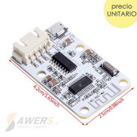 PAM8403 Mini Amplificador 2CH 3W + Bluetooth 4.0 V2 PAM8403 Mini Amplificador 2CH 3W + Bluetooth 4.0 V2