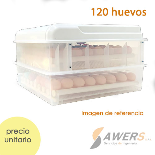 Incubadora de huevos automatica - 120 unid. 12V-220V