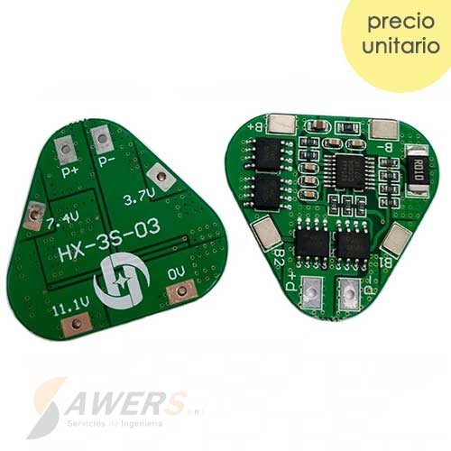 BMS Proteccion Li-ion 3S 12.6V-8A