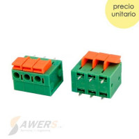 Bornera a presion KF142V 3P 5.08mm 142V 5A Bornera a presion KF142V 3P 5.08mm 142V 5A