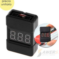 BX100 Probador de voltaje para baterias LIPO 1S a 8S BX100 Probador de voltaje para baterias LIPO 1S a 8S