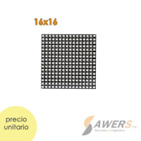Matriz de led 16*16 Rojo 4x4cm Matriz de led 16*16 Rojo 4x4cm