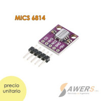 MiCS6814 Sensor de Gas CO, NO2 y NH3 MiCS6814 Sensor de Gas CO, NO2 y NH3