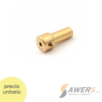 JT0 Nut abrazadera taladro eje de conexion 3.175mm JT0 Nut abrazadera taladro eje de conexion 3.175mm