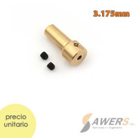 JT0 Nut abrazadera taladro eje de conexion 3.175mm JT0 Nut abrazadera taladro eje de conexion 3.175mm