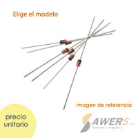 Diodo Zener 1/2W (3.3-30V) Diodo Zener 1/2W (3.3-30V)