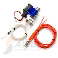 Hotend E3D J-head LARGO V5 Full Kit con PTFE Hotend E3D J-head LARGO V5 Full Kit con PTFE