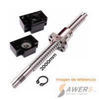 SFU1605 kit tornillo de bolas con BK12/BF12 (2metros) SFU1605 kit tornillo de bolas con BK12/BF12 (2metros)